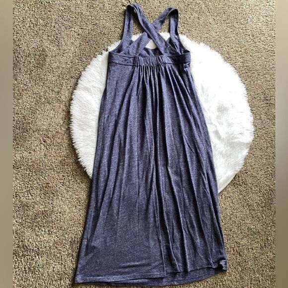 Michael Stars Linen Blend Dress Elastic Back Womens Size Small - Picture 2 of 6